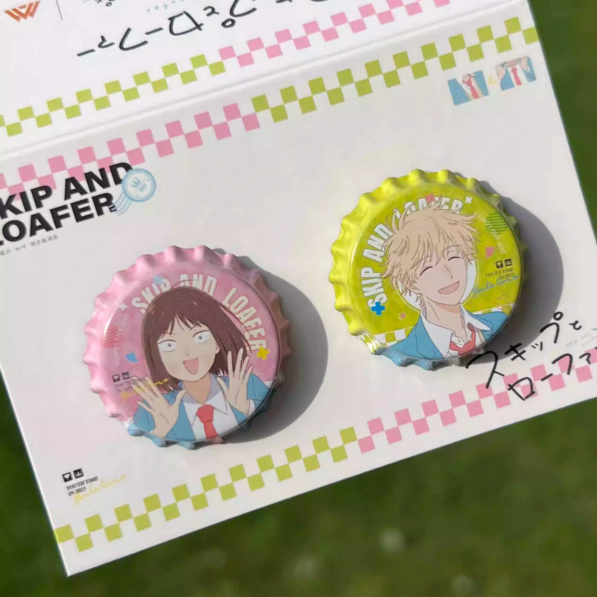 New Jump For Youth Bottle Cap Badge Shima Souseke Iwakura Mitsumi High Value Pin Gift