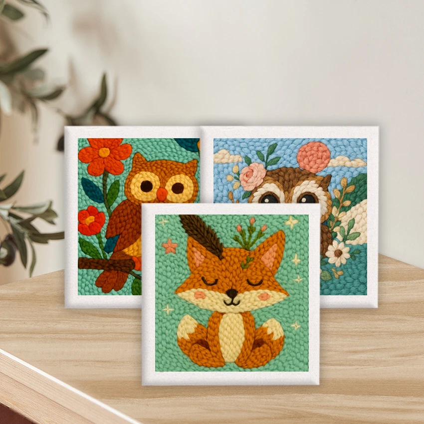 

RUOPOTY игла для удара лисы и птицы, домашний декор для взрослых, начинающих, набор игл для ударов животных для начинающих, подарочные наборы для рукоделия