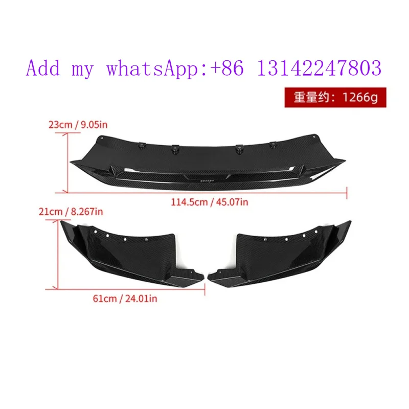 

Передняя губа из углеродного волокна G05 LCI Prepreg для X5 2023+