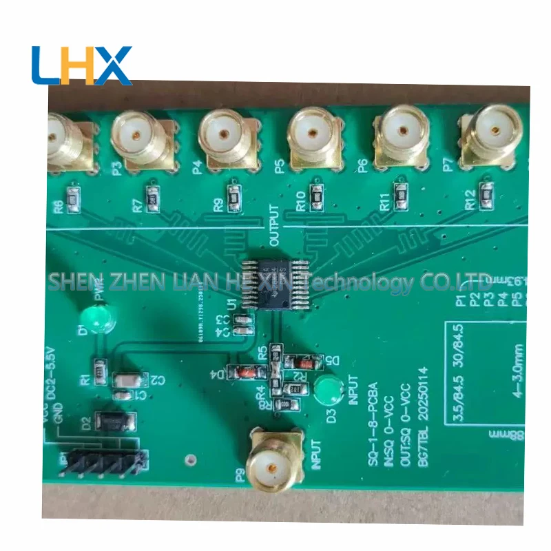 SQ-1-8 square wave splitter divides 1 channel into 8 channels new in stock