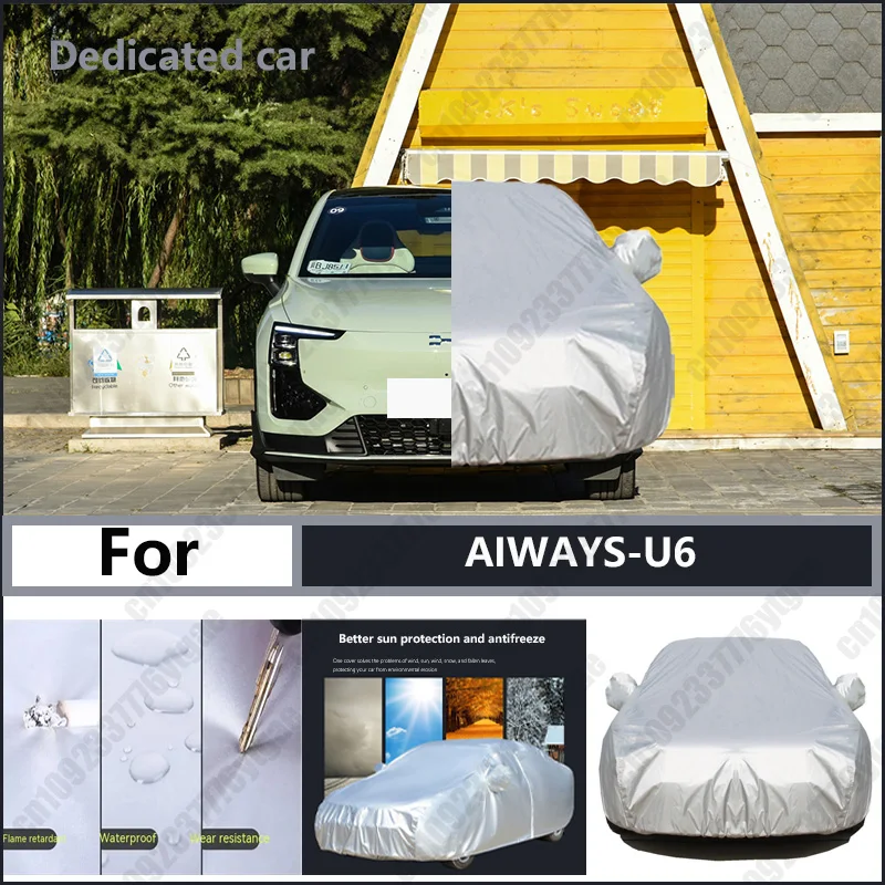 For AIWAYS-U6 Oxford cloth car cover for sun protection, rain resistance, and all season special car dust cover