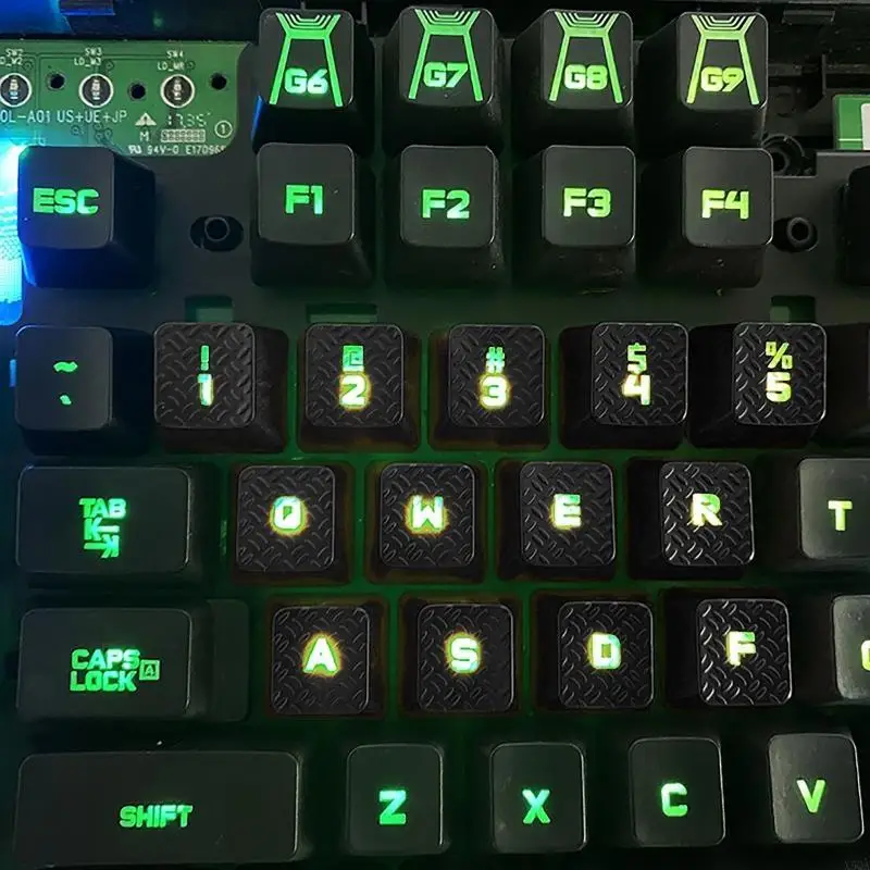 13PCS Keycap Set for Romer-G G910 G810 G413 Backlit Mechanical Keyboard 