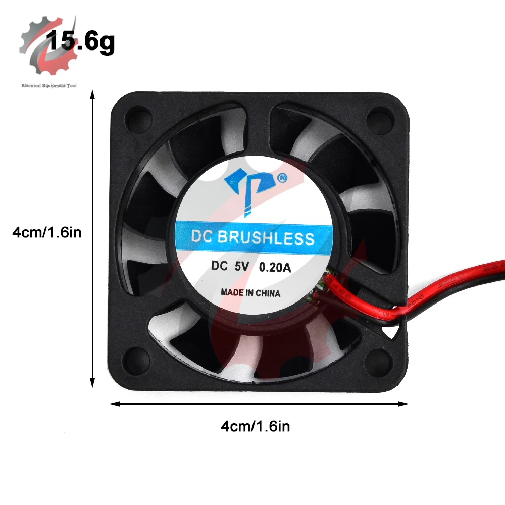 DC4010 5V&12V&24V Cooling Turbo Fan Brushless 3D Printer Parts 2Pin for Extruder DC Cooler Blower Plastic Fans Envio Gratis