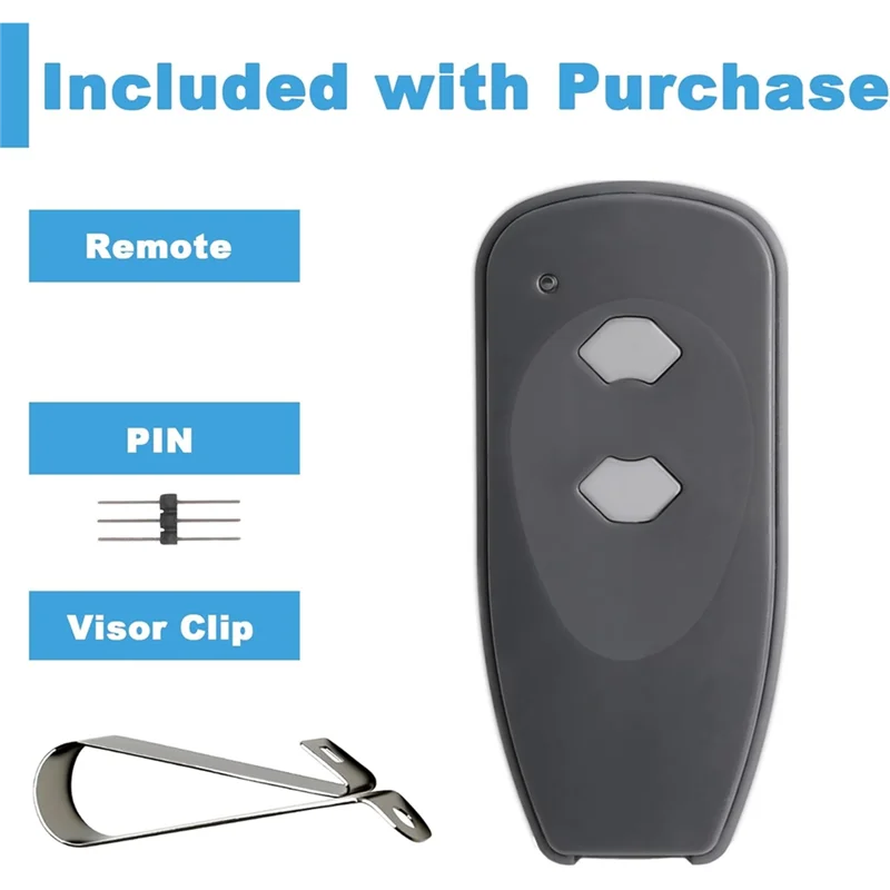 A99E-2Pack Garage Door Opener Remotes For Marantec Harrison Martin M3-2312 Garage Door Remote Control