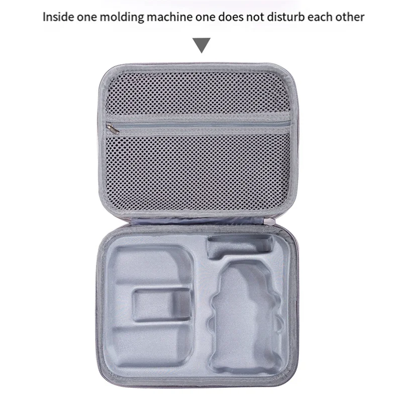 حقيبة حمل محمولة من RISE حقيبة تخزين مقاومة للرذاذ لملحقات بطارية DJI Mini 2/2SE/4K بدون طيار عن بعد