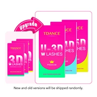 TDANCE U-shaped 3D 4D 5D Single Length 8-15MM Eyelash Extension Handmade Soft New Style U Shape W Bloom Lightweight Eyelashes 2