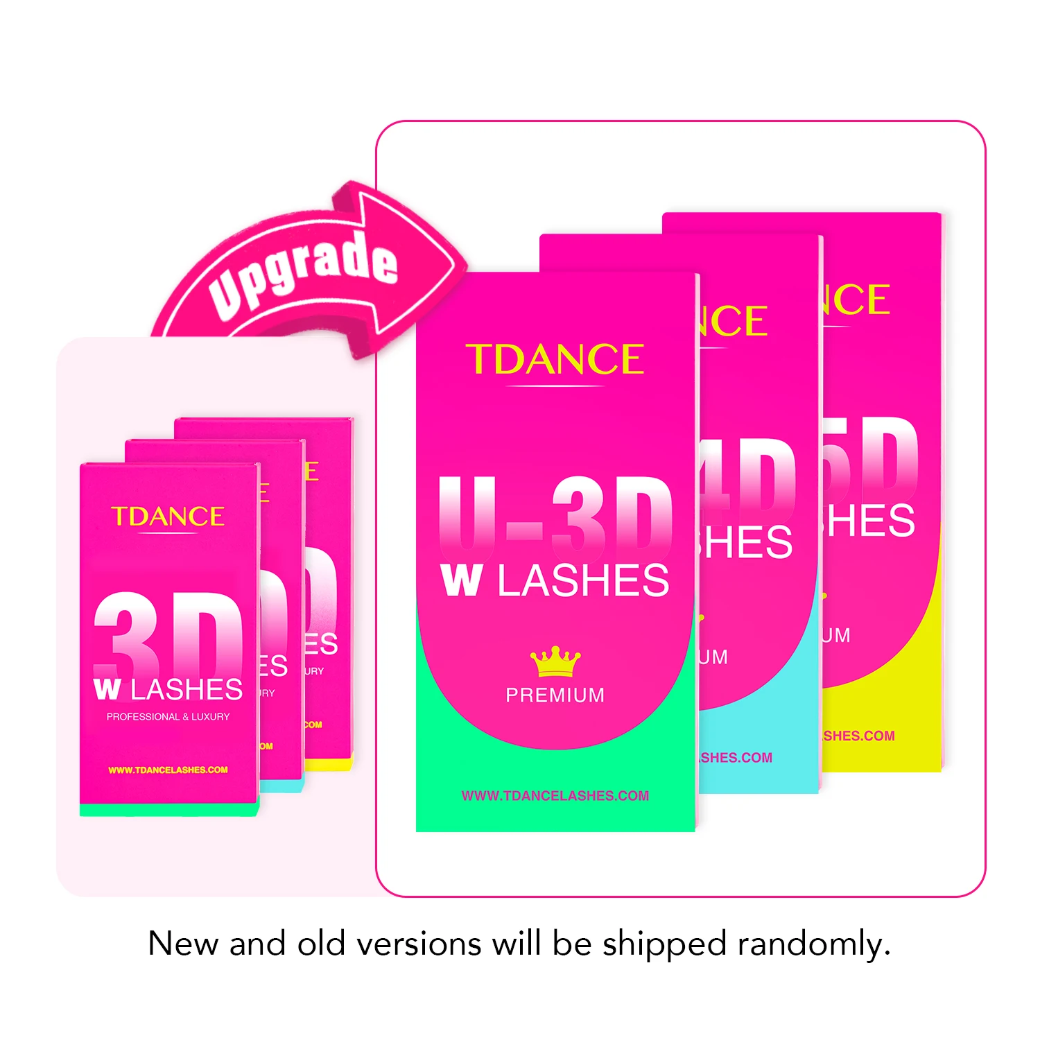 TDANCE U Style 3D 4D 5D Eyelash Single Length 8-15MM Eyelash Extension Handmade Soft New Style U Shape Bloom Eyelashes