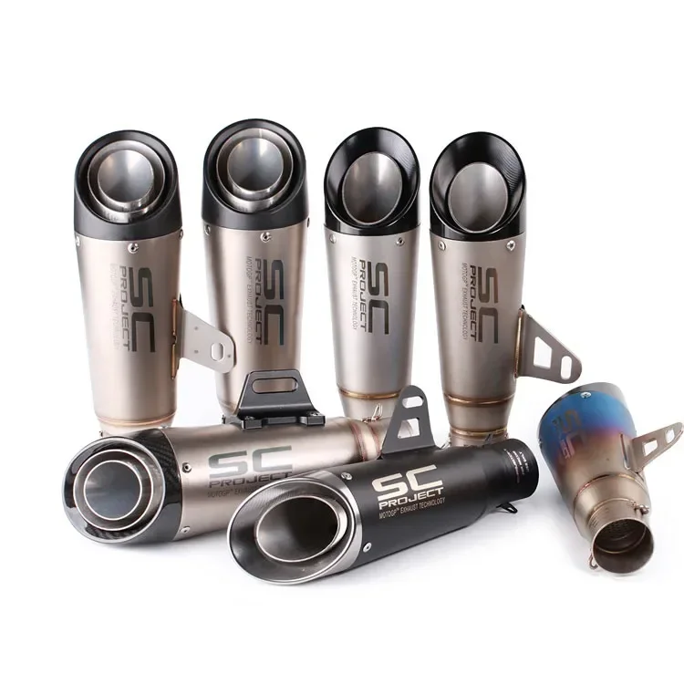 

-modified Universal Exhaust Tube 51mm 60mm 60.5mm 2-3 Layers Motorcycle Exhaust Pipes