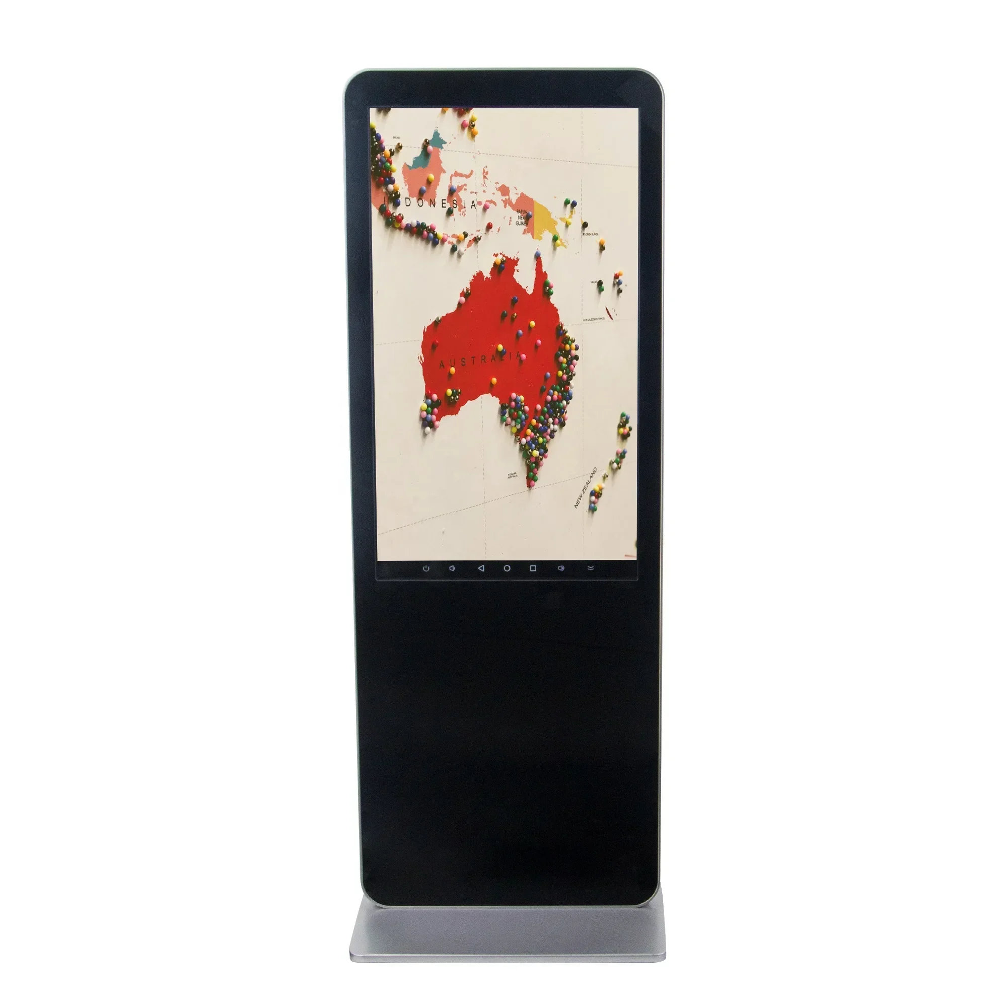 

43 inch touch screen LCD floor standing digital sinage for indoor shopping mall advertising display