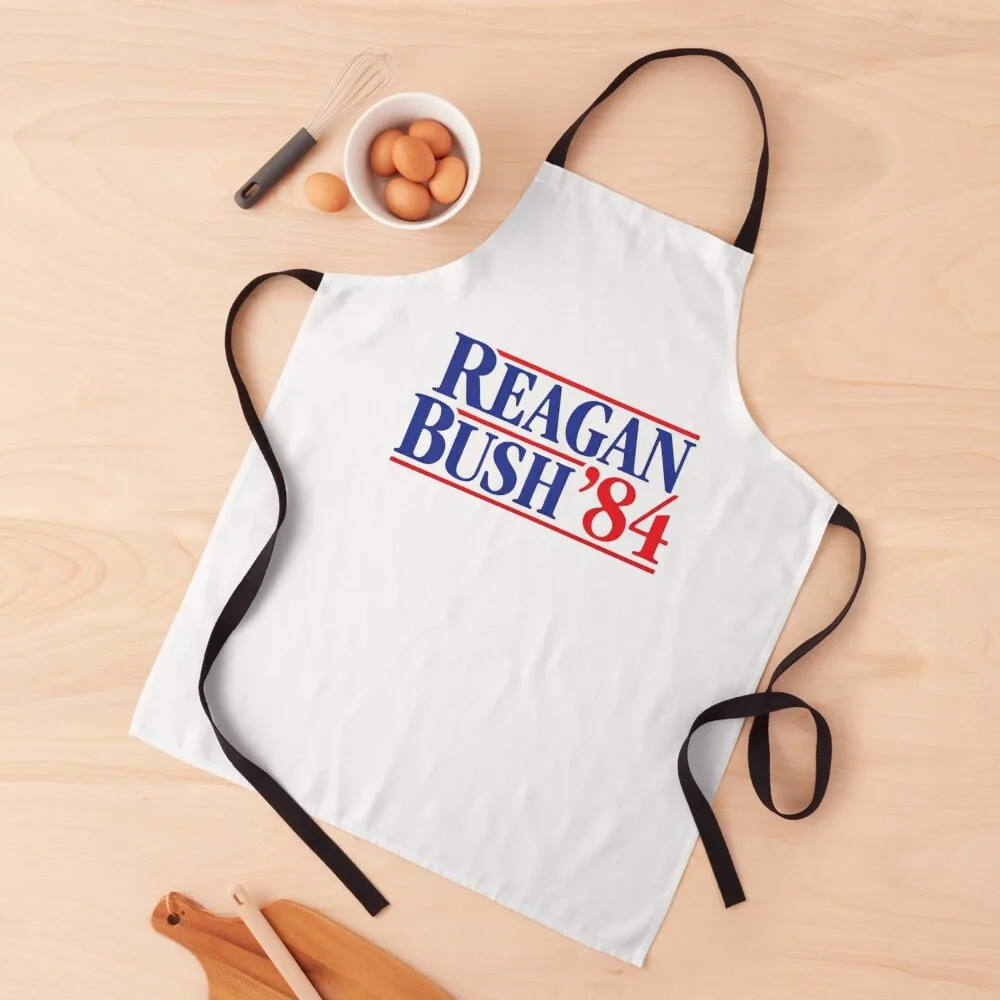 

Reagan Bush 84 Apron Chef Uniform Women Customizable Household Items Apron