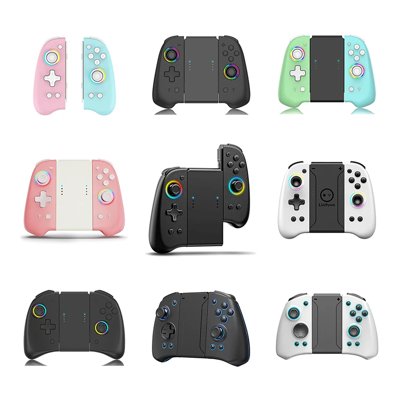 

Wireless Joypad Controller L/R For Nintendo Switch / OLED Lite Automatic Wake-up Gamepad Joysticks Con Crossing Six-axis