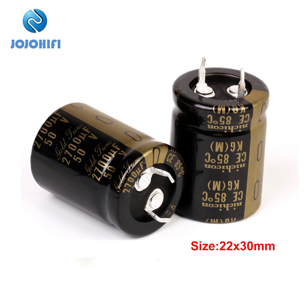 2pcs-10pcs KG Type I Nichicon 2700UF 50V 22x30mm Pitch 10mm 50V/2700uf Audio Electrolytic Capacitor Capacitors