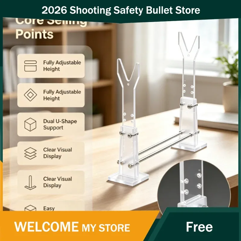 Acrylic Display Stand for Model Ornaments Transparent Detachable Rack Collectible Model Holder with Stainless Steel Screws