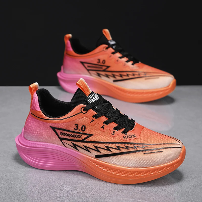 

Running Shoes Men Mesh Breathable Outdoor Sports Lightweight Flat Comfortable Sneakers Trendy Original Tennis Shoes Man