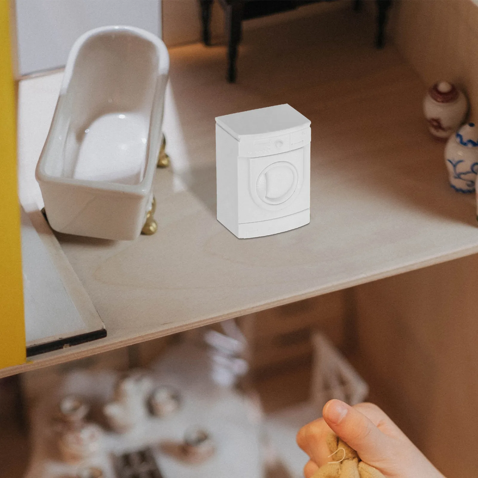 mini-lavadora-realista-1-30-para-brincadeira-de-faz-de-conta-eletrodomestico-infantil-mini-moveis-para-casa-de-bonecas-pequena-lavanderia