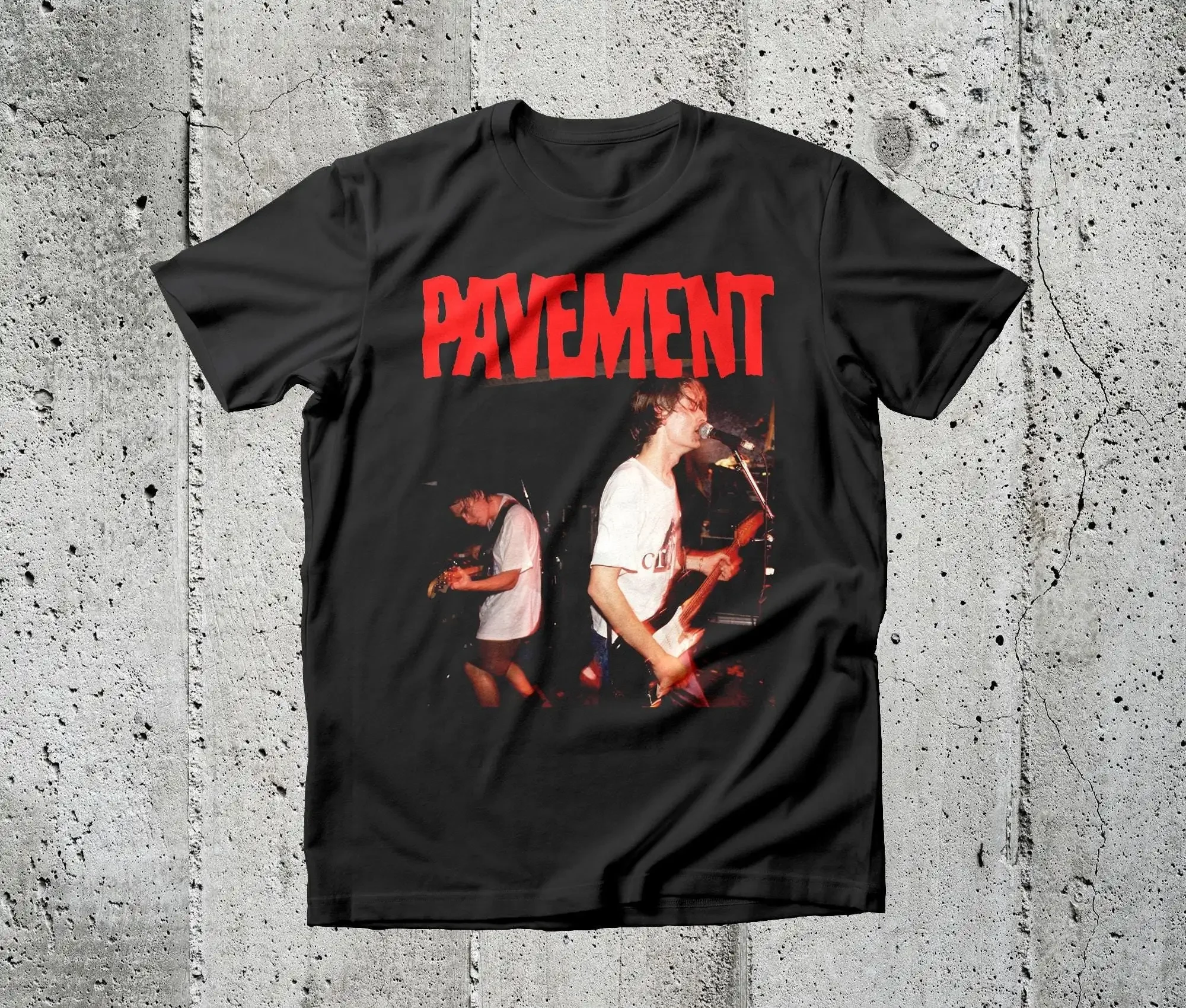 Vintage Gym T Shirt Cotton Men Streetwear Pavement T Shirt