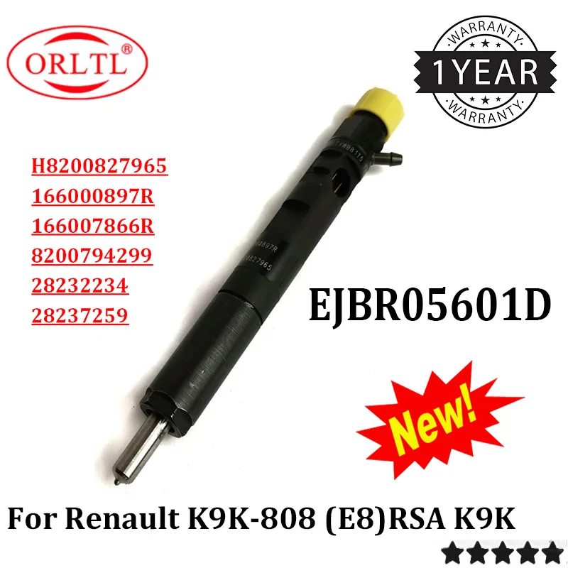 EJBR05601D 28237259 166000897R New Diesel Fuel Injector Nozzle For Nissan Dacia Renault 1.5 DCI H8200827965 28232234