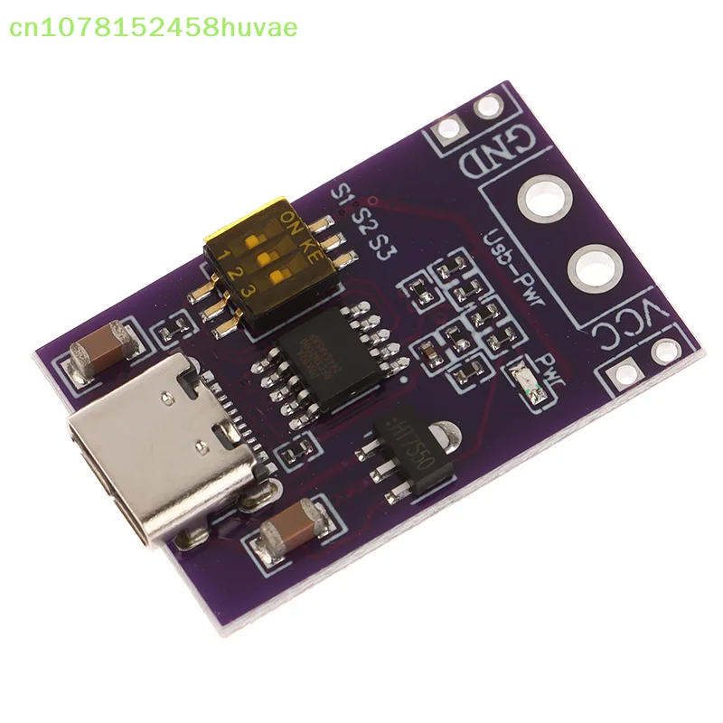 1 Pc PD/QC/AFC Fast Charge Decoy Trigger Support 5V 9V 12V 15V 20V Fixed Voltage Output Type-C USB For Phone And Solar