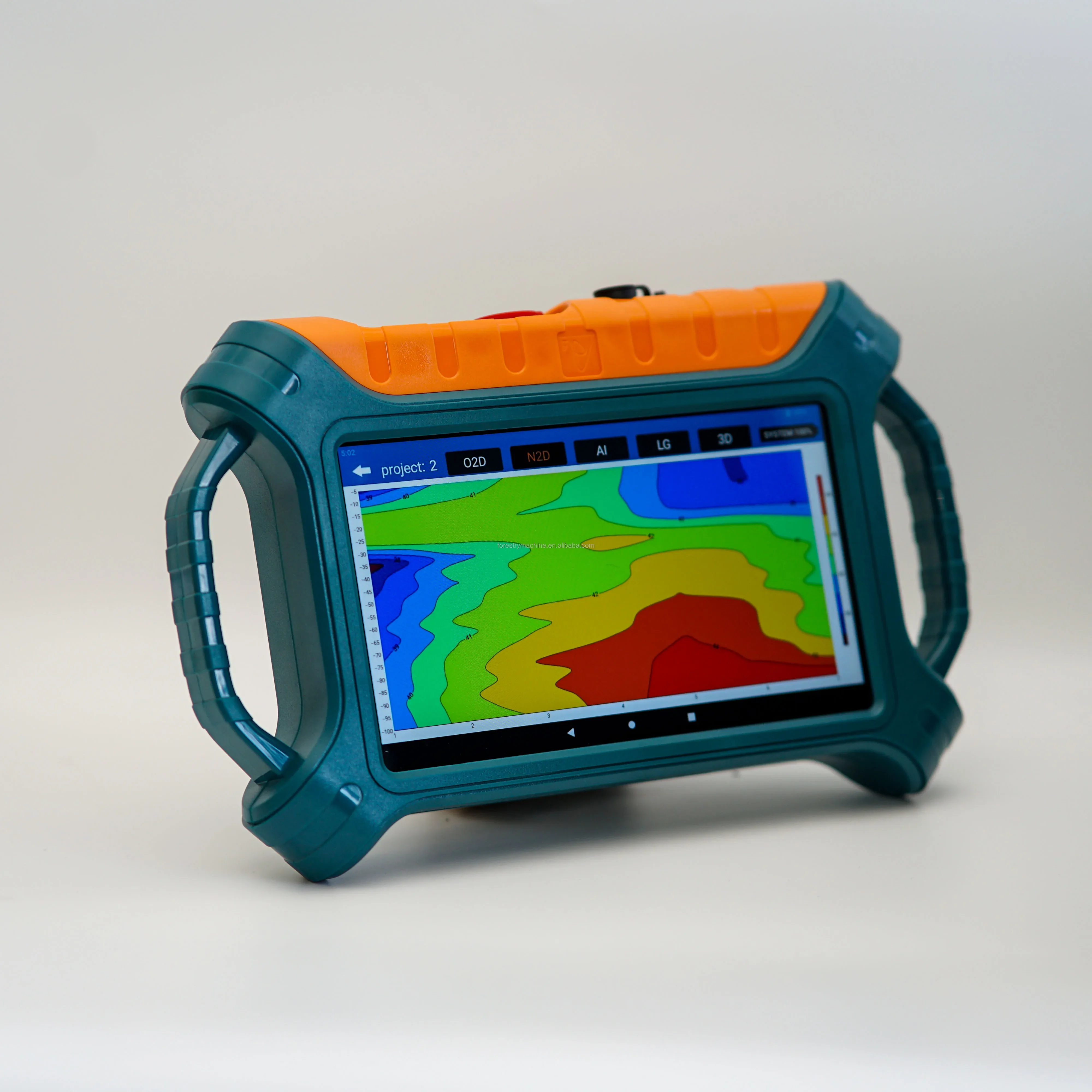 ADMT 1200 SX 16D 16 Channel 1200m Underground Water Detector With 10 Inch Touch Screen 2D 3D Imaging High Accuracy