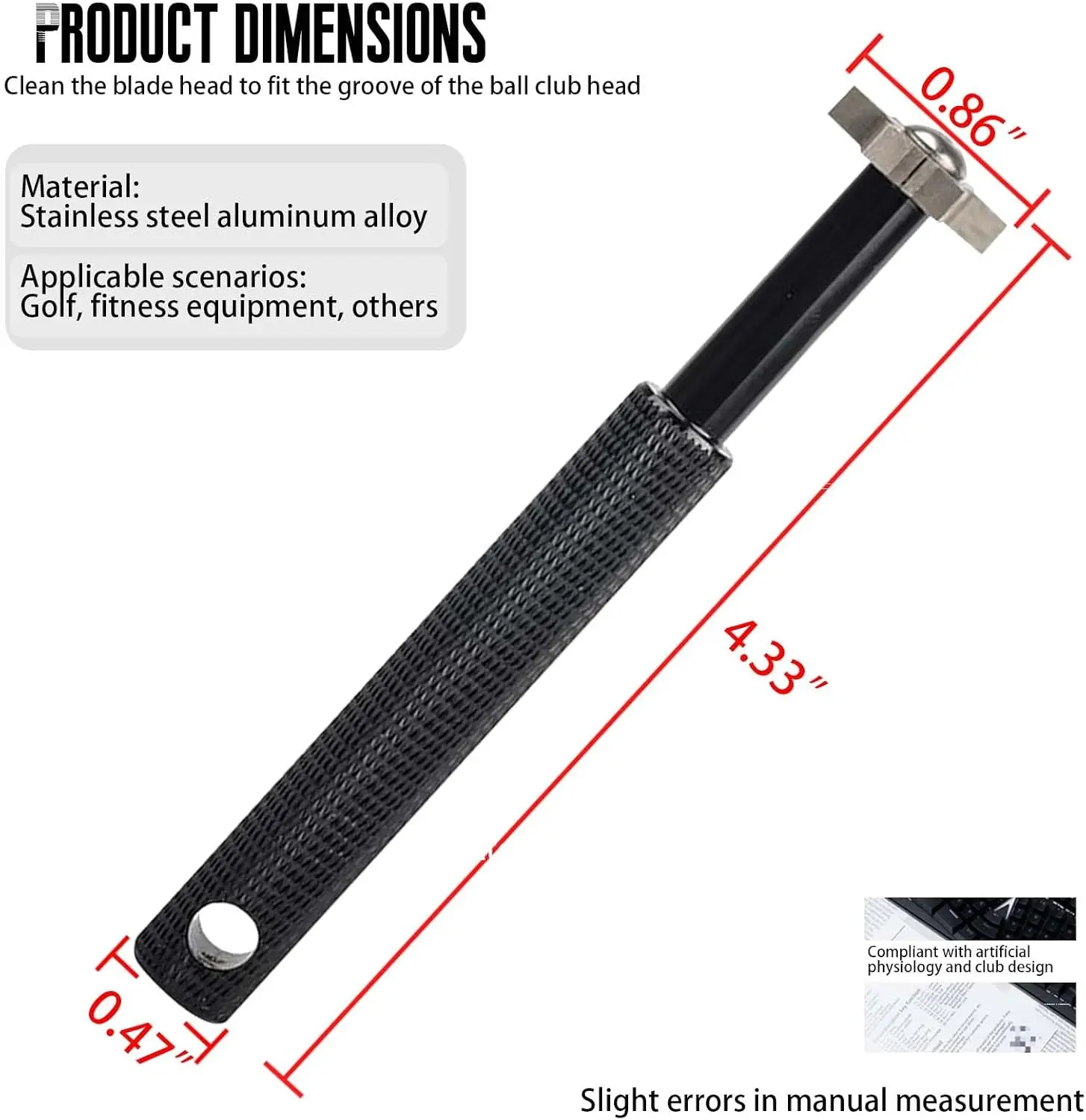 مبراة نادي الغولف أداة شحذ نادي الغولف مبراة نادي الغولف رئيس إسفين قوي سبيكة إسفين شحذ قطع 6 ألوان #6