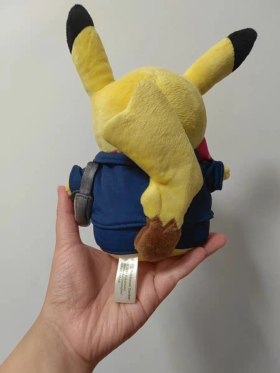 2015 Pokemon Center KIX Airport Limited Stewardess Pikachu Plush Doll Cute Anime Stuffed Toy Collectible Gift