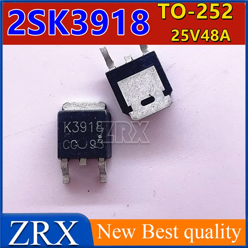 10Pcs/Lot 2SK3918 SMD Field Effect TO-252 25V 48A