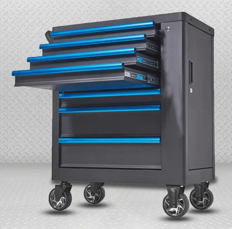 310Pcs Lockable Seven-Drawer Auto Repair Tool Cabinet Red Steel Iron Tool Set Workshop Garage Storage Box