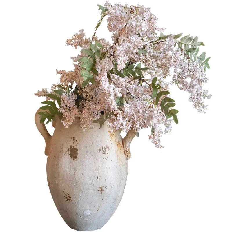 simulated flower fake flower high-end realistic decoration light luxury high-end homestay living room front desk