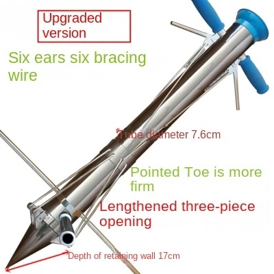 

New Rapid Seeder Stainless Steel Hand Planter Seedling Transplanting Device Seeder for Vegetable Planting Garden Manual