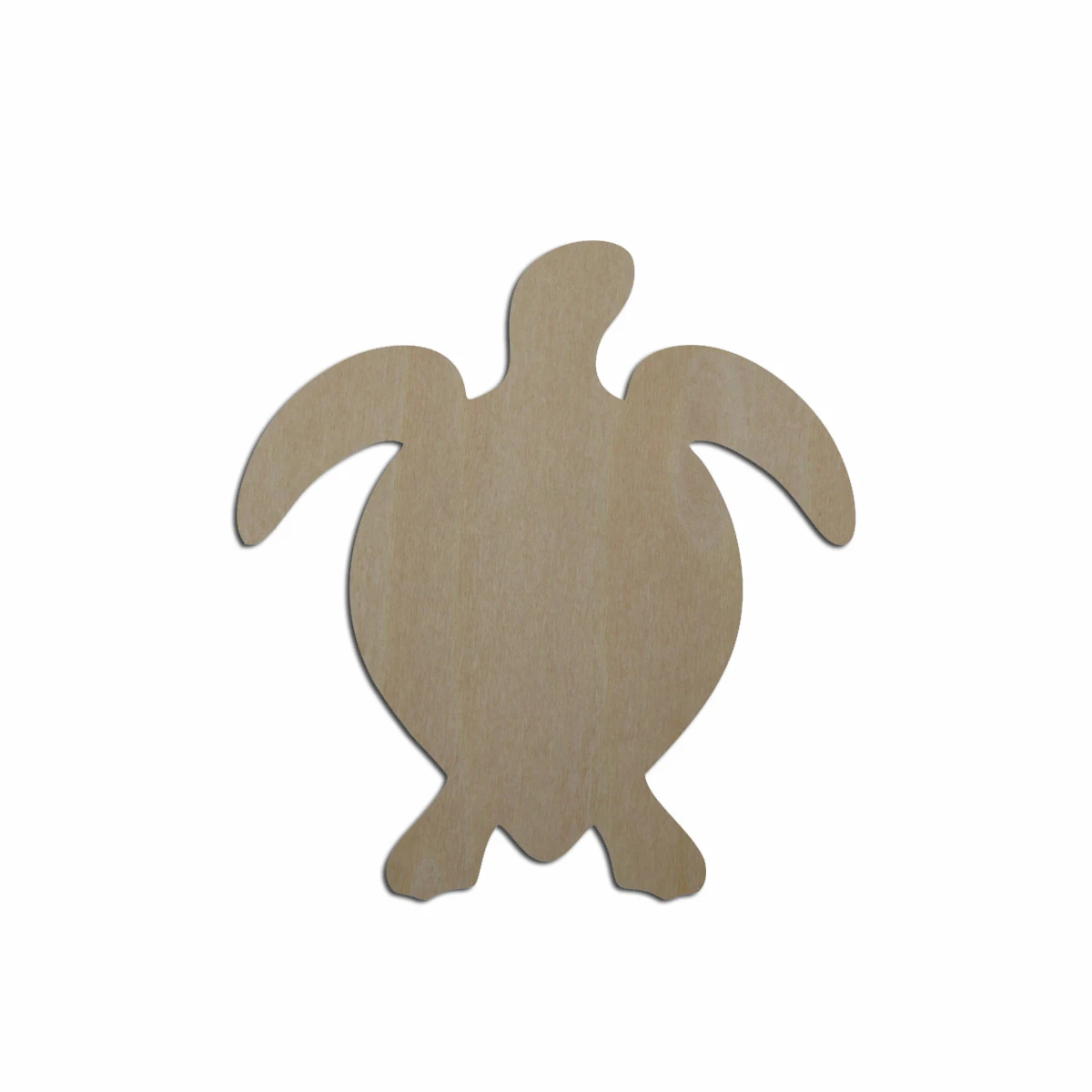 Unfinished Wooden Ocean Animal Sea Turtle Shape Wood Cutout Laser Cut Blank Crafting Supplies