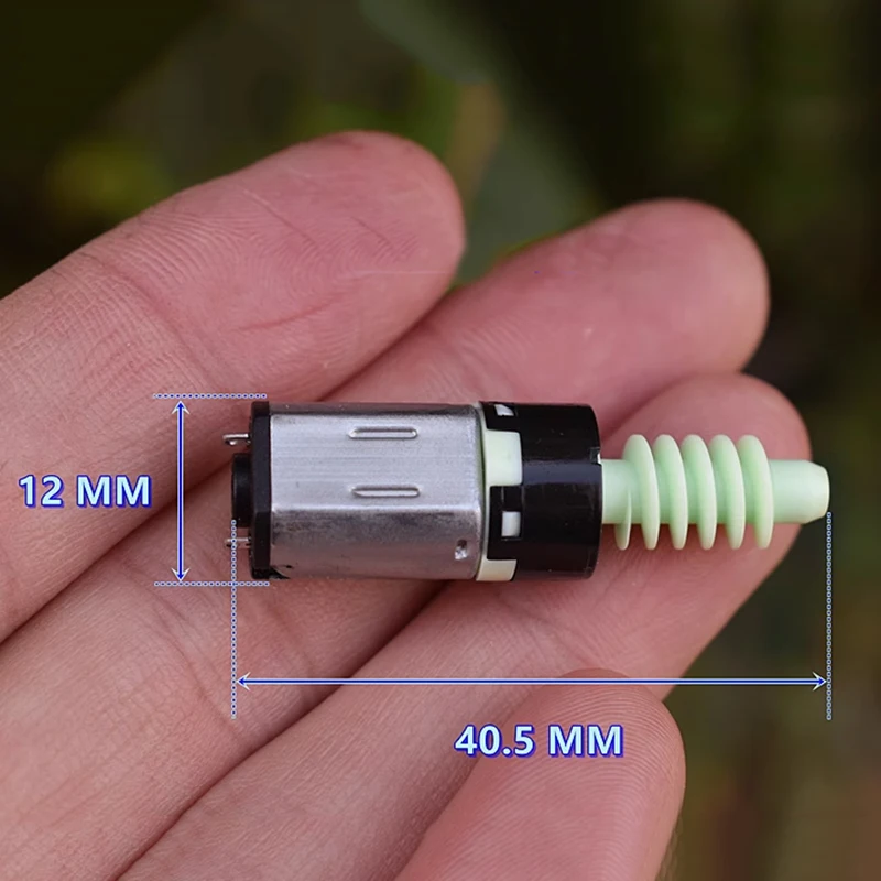 

Mini N20 DIY Phone Holder Toy Worm Gear Shaft DC Motor 3V 5V 6V 130RPM Micro Planetary Gearbox Reducer for Consumer Electronics
