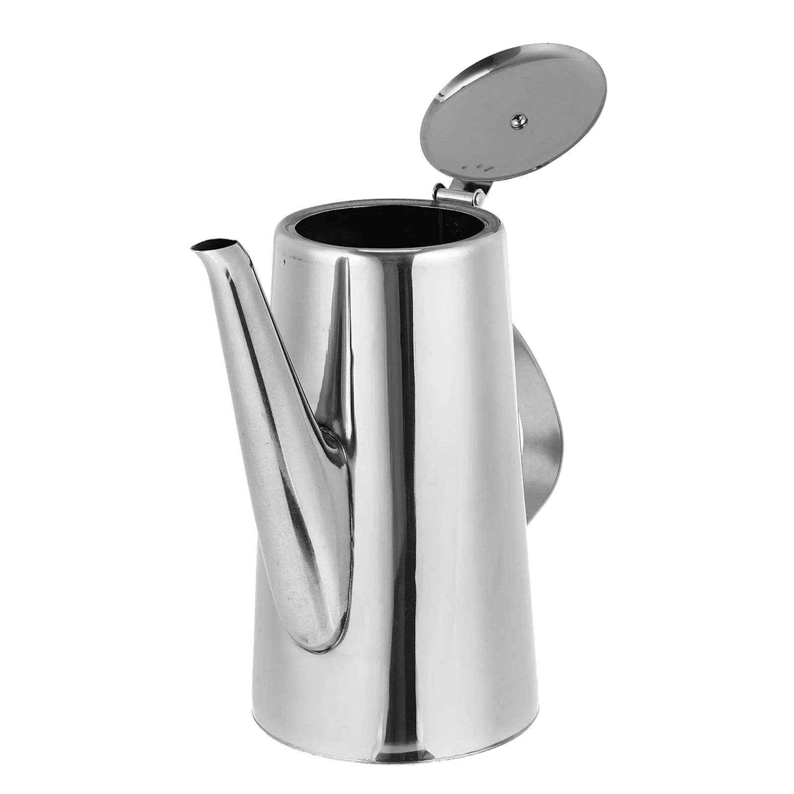 

Stainless Steel Oil Bottle Dispenser Kitchen Restaurant Home Use Long Spout Liquid Container Soy Sauce Vinegar Storage Pot Water