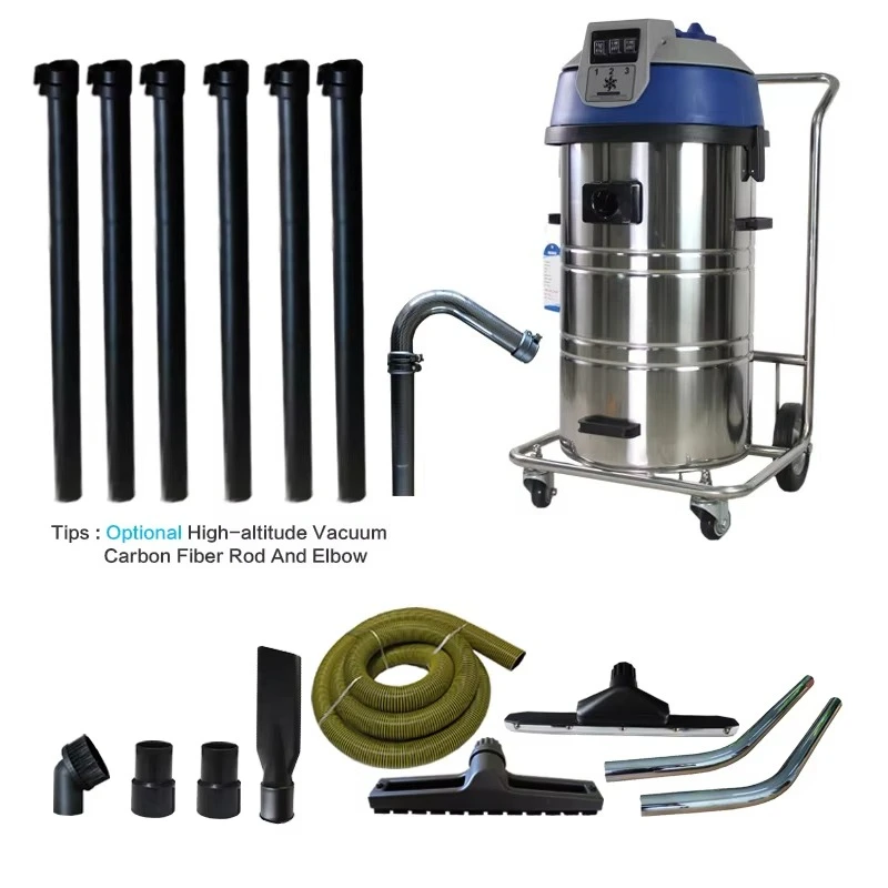 

3600W strong suction dry and wet industrial vacuum cleaner gutter machine optional