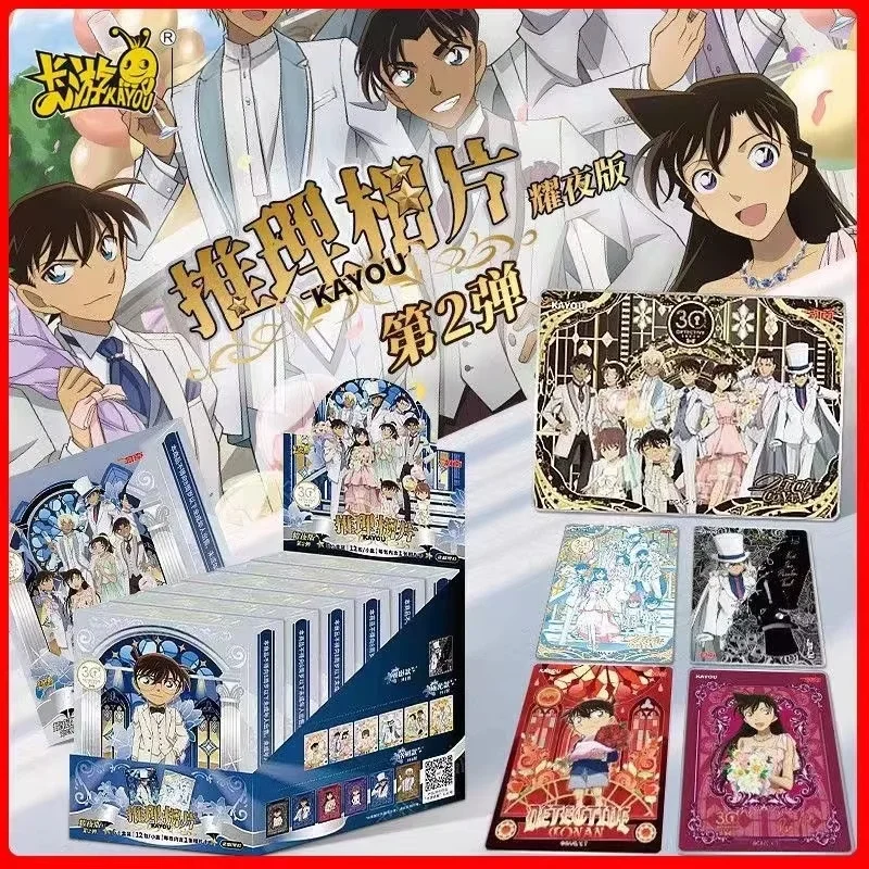 

Новые карты Kayou Detective Conan, коллекция аниме, игральные карты Jimmy Kudo Mystery, настольные игры, игрушки, подарок на день рождения для детей