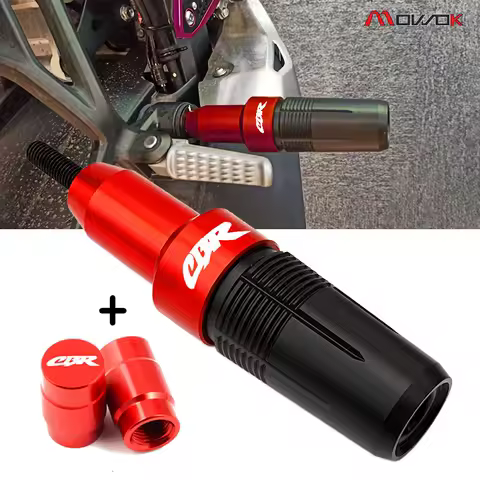 For HONDA CBR 600RR 1000RR 900RR CBR954RR CBR250RR Motorcycle Valve Caps Falling Protection Exhaust Slider CBR600RR CBR1000RR