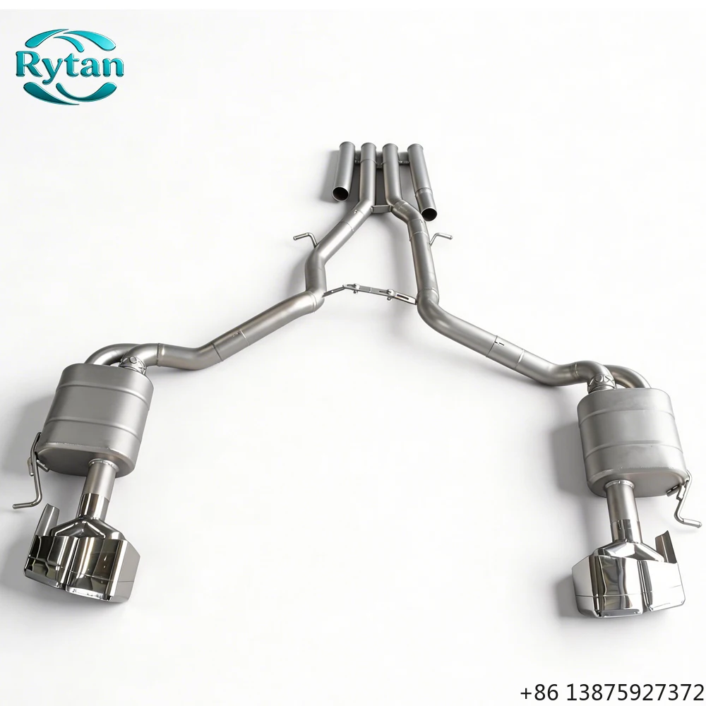 

Выхлопная система Rytan Valvetronic из нержавеющей стали с клапанами, полированная до зеркального блеска, TIG-сварка, для Mercedes-Benz CLS400 3.0T 2015 года