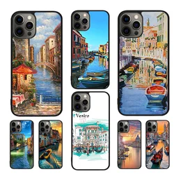 Travel italy Street Venice Mobile Phone Cases Cover For iPhone 17 Air 16 15 14 13 Pro Max 12 11 Pro Max Max SE 2020 Plus