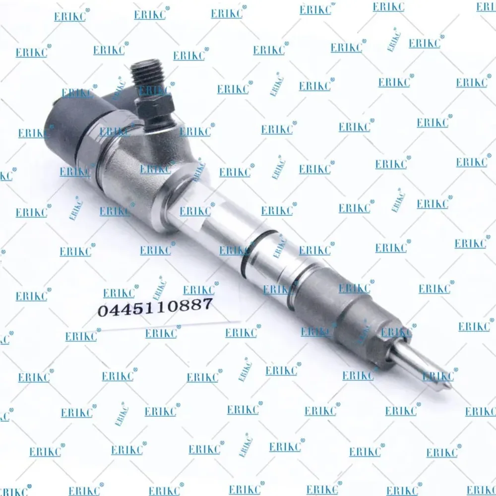 ERIKC 0 445 110 887 Auto Engine Systems Injection 0445 110 887 Common Rail Injector 0445110887 Diesel Fuel Spray Nozzle