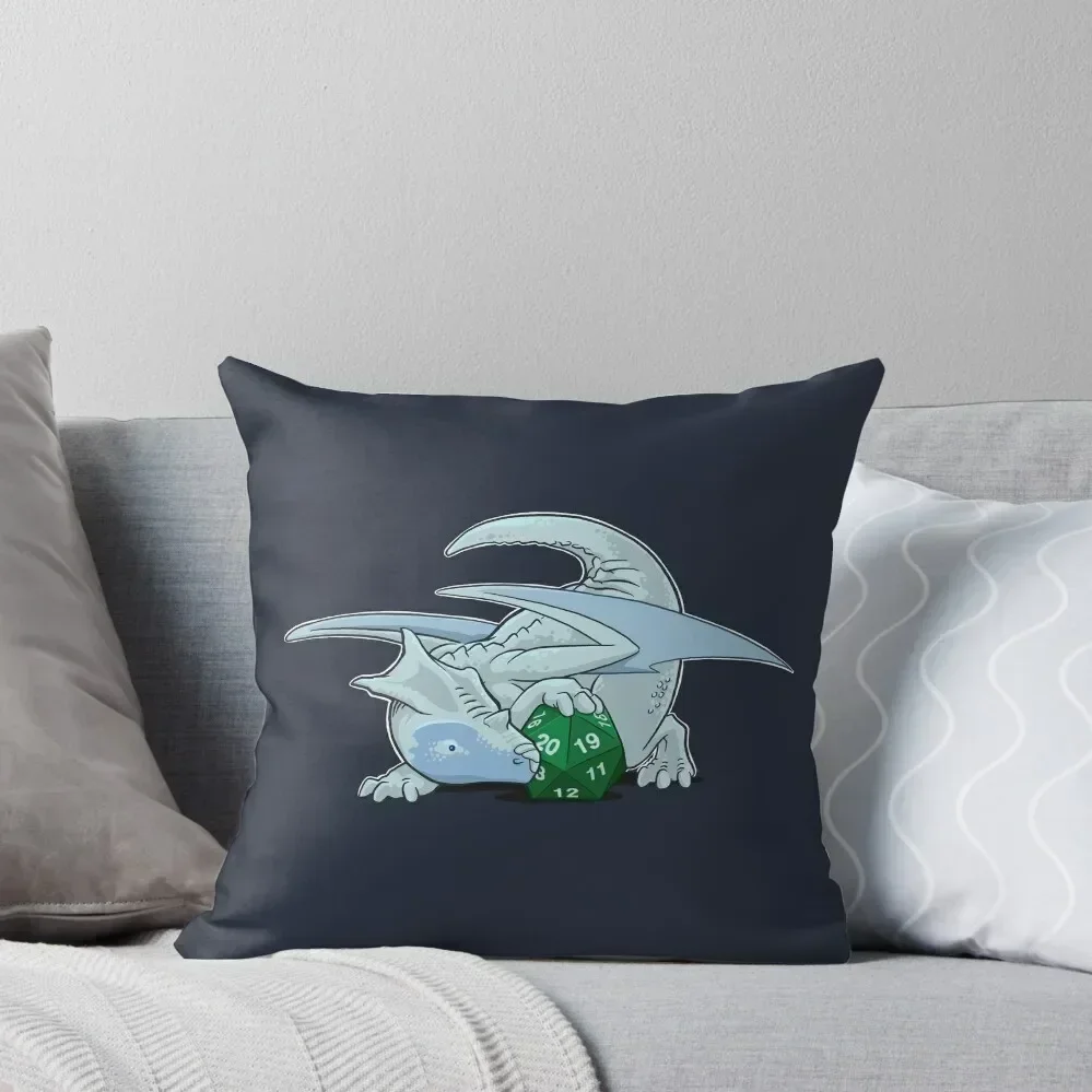 

D20 White Dragon Throw Pillow Pillowcases For Pillows Decorative pillowcase Ornamental Pillow autumn decoration pillow