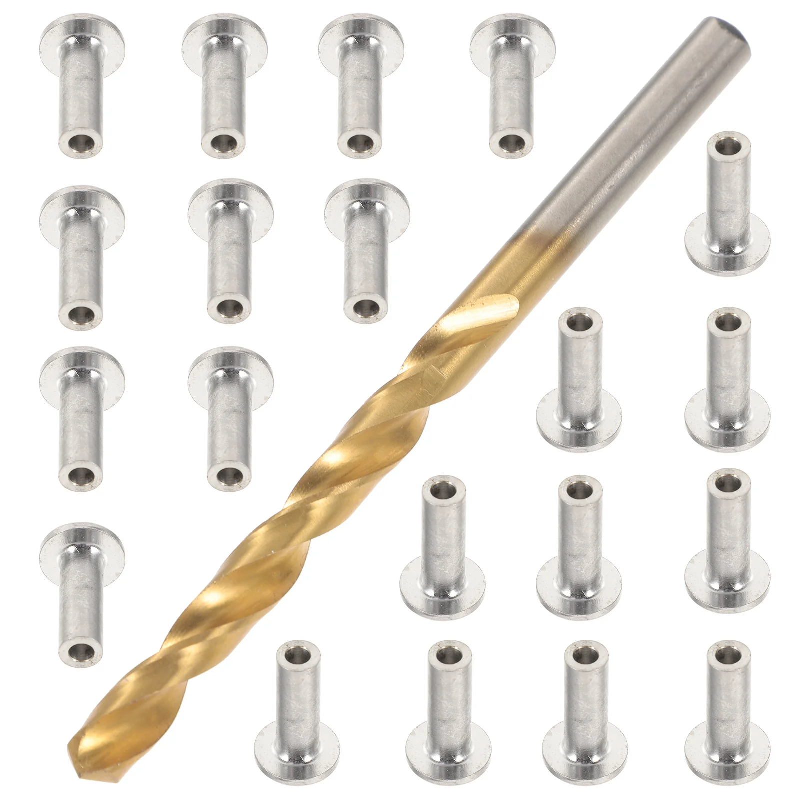 1 Set Cable Railing Protector Kit Stainless Steel Sleeves For 1/8 Inch Wire Rope Deck Balustrade Fixing Wood Posts Fence Boards