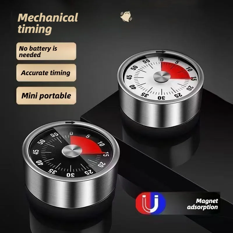 Kitchen Timer, Mechanical Reminder Device, Student Time Management, Timed Alarm Clock, Self-discipline Device, Problem-solving
