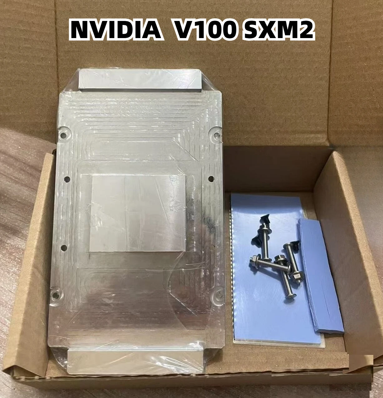 

NVIDIA P100 V100 SXM2 Water Cooling Heat Sink Plate INTEL/AMD CPU Heat Sinks Cooler Plate AI Computing GPU Cooled-Plate Cover PI