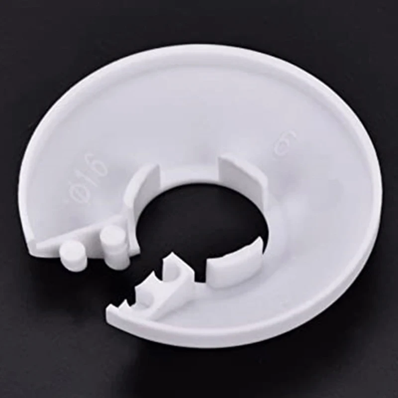 5Pcs Radiator Pipe Collars Shower Faucet Angle Valve Pipe Plug Decoration Cover Snap-on Plate Kitchen Faucet Accessories