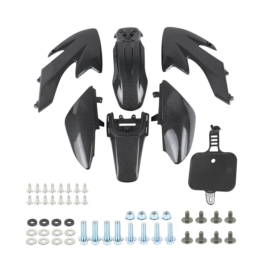 

Moto Plastic Fender Fairing Kit Set Plastic Body Fender Kit For Honda XR50 CRF500 50/70/90/110/125CC Pit Dirt Bike Fairing Moto