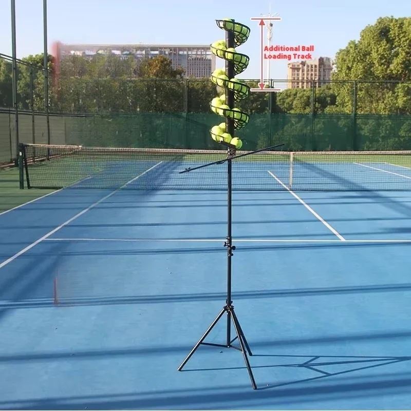 KUAIQIU Factory Direct Tennis Automatic Ball Server Drop Ball Machine with Solo Swing Universal Plastic Training Equipment