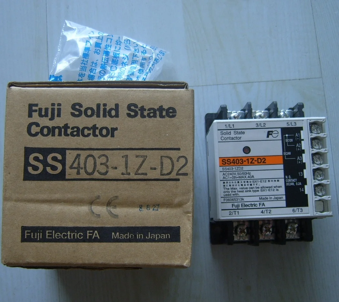 Solid State Contactor SS403-1Z-D2 AC240V 50/60HZ 40A FUJI ELECTRIC FA JAPAN