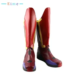 Superhero Vision Cosplay Shoes Halloween Carnival Boots Anime PU Leather Shoes Custom Made