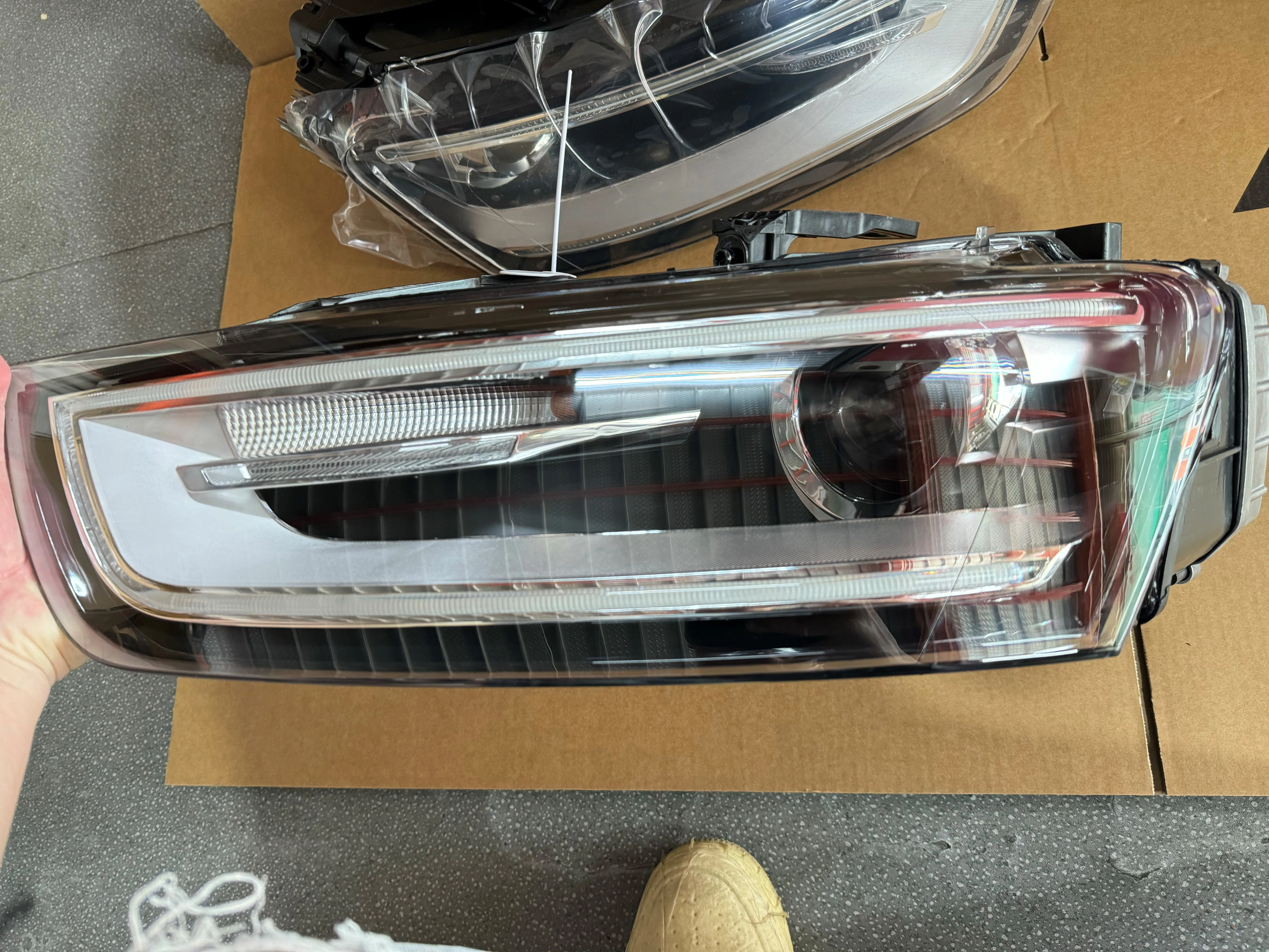 Fit For Audi Q3 Headlight 2013-2016 Audi Q3 8U Headlight Audi Xenon Headlamp European Version Used For Replacement Without AFS