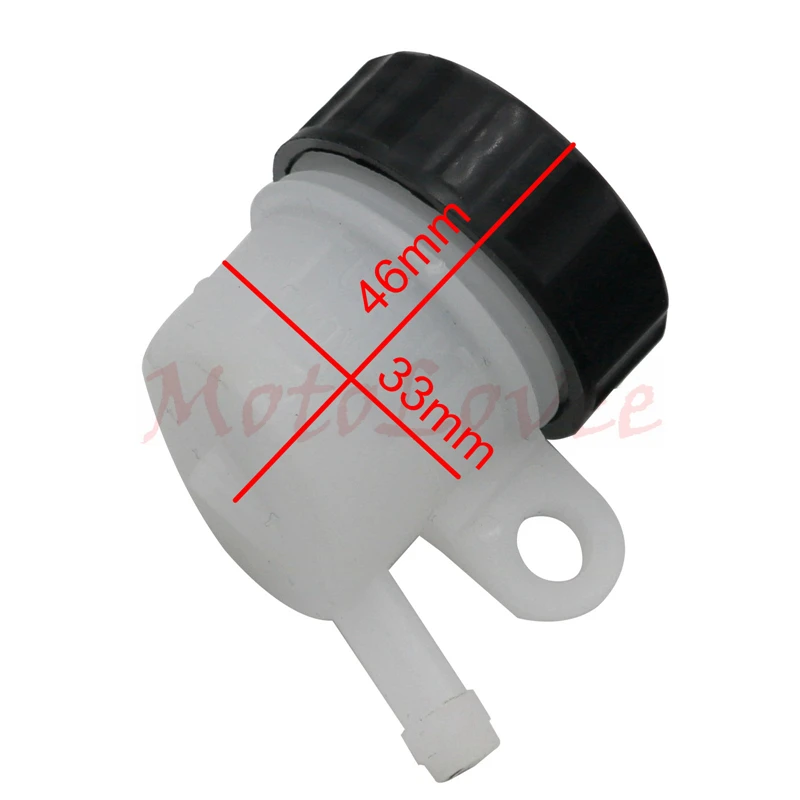 MotoLovee Motorcycle Refit Foot Rear Brake Master Cylinder Tank Oil Cup Fluid Bottle Reservoir