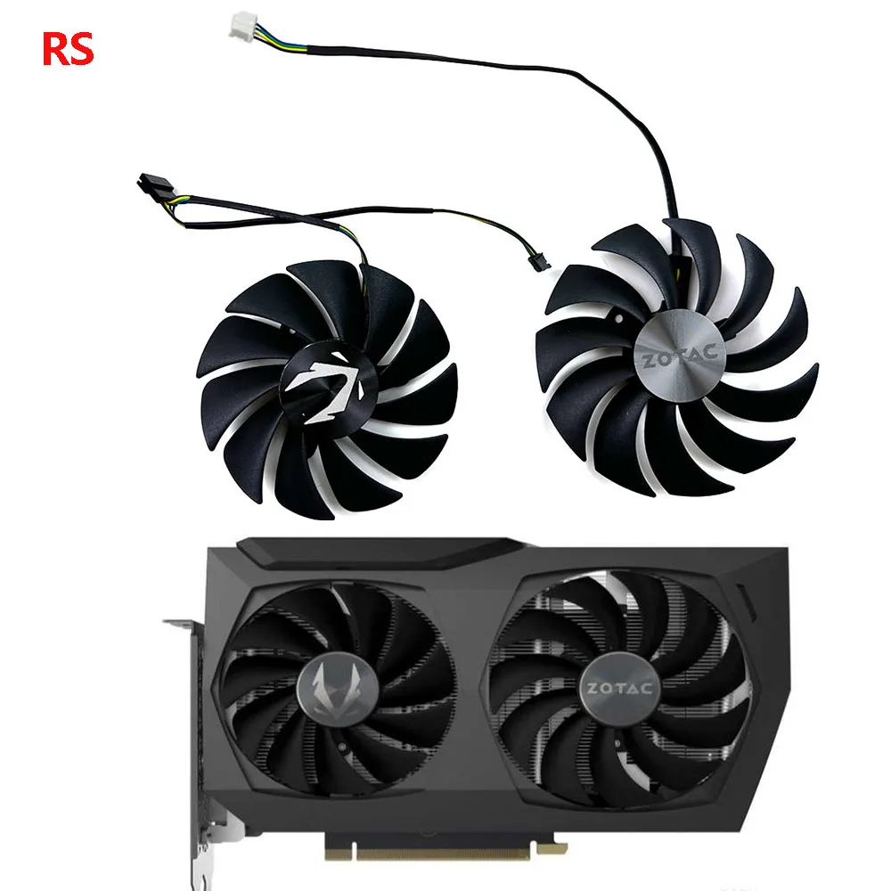 

Новый охлаждающий вентилятор 4PIN CF1010U12S 100 мм CF9015H12S 88 мм RTX3070 3060 ВЕНТИЛЯТОР графического процессора для ZOTAC 3070TI Twin Edge Вентиляторы видеокарты